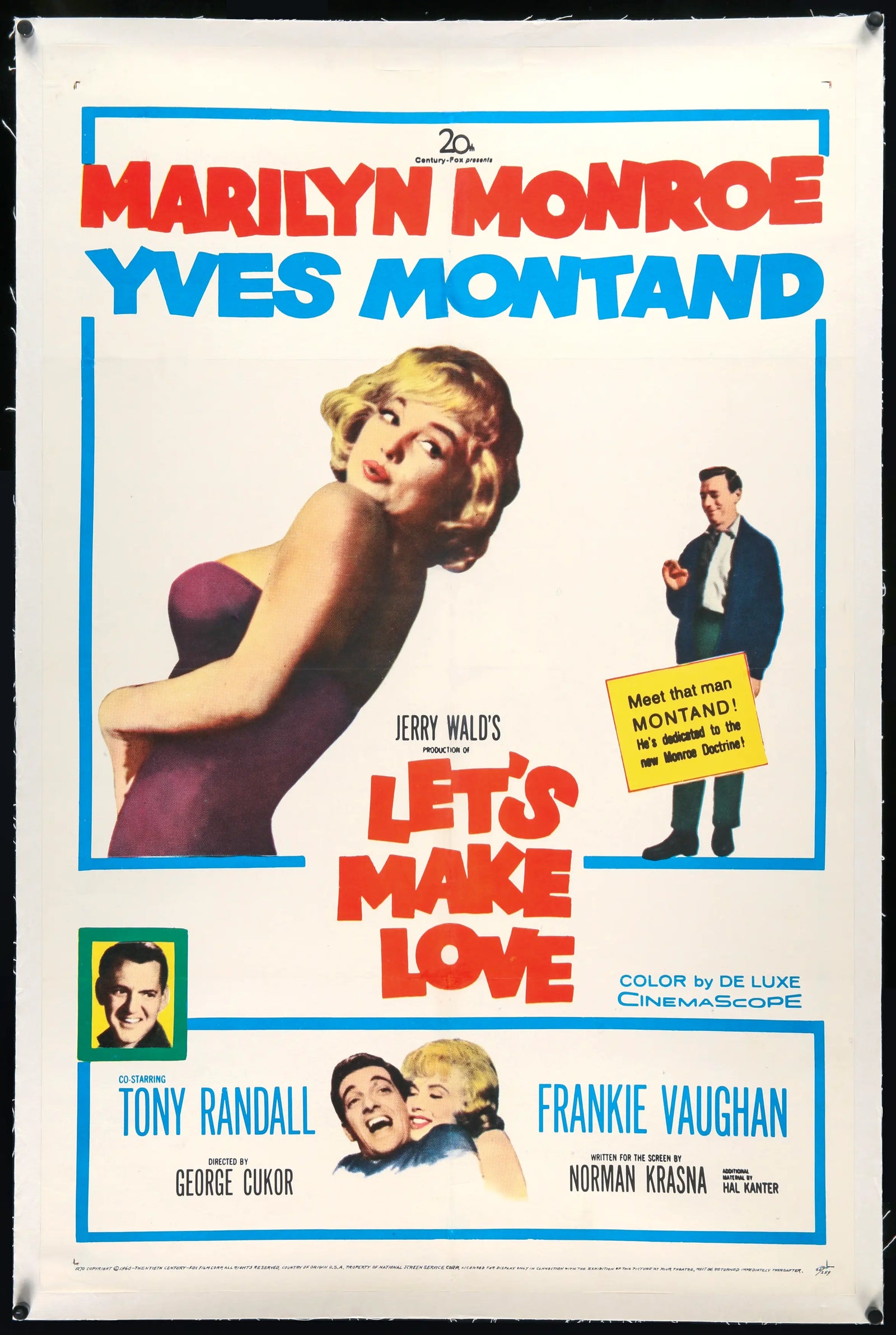 Let's Make Love (1960) original movie poster for sale at Original Film Art - Vintage Movie Posters
