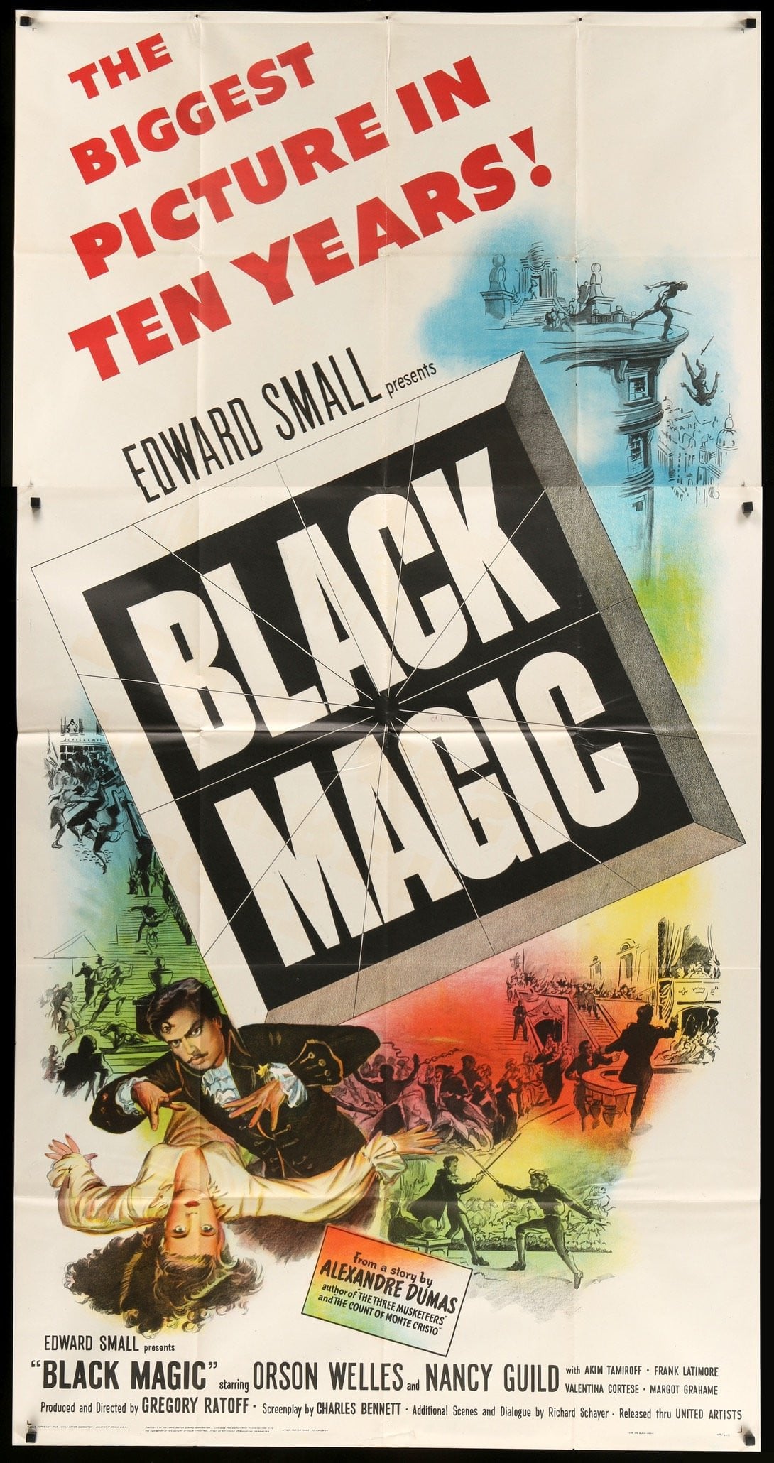 Black Magic (1949) original movie poster for sale at Original Film Art - Vintage Movie Posters