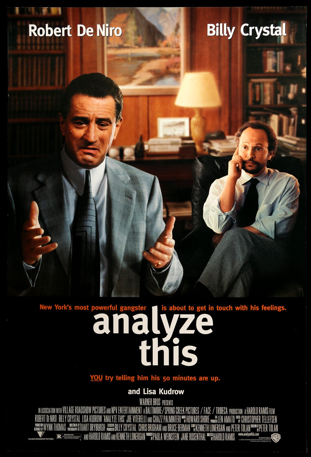 Analyze This (1999) original movie poster for sale at Original Film Art - Vintage Movie Posters