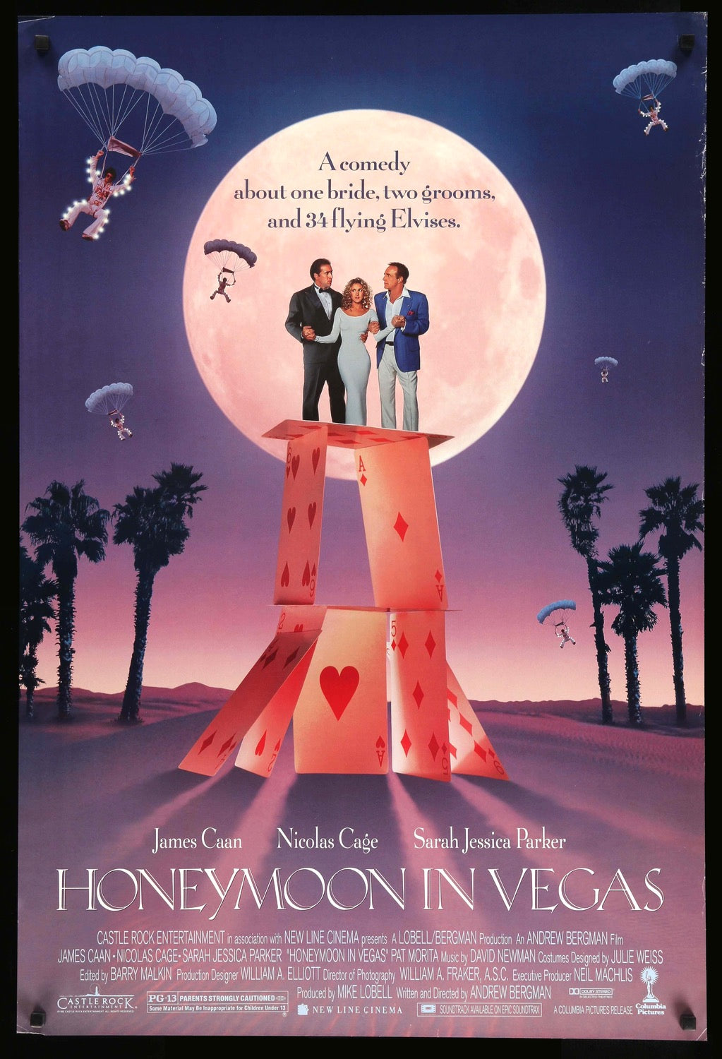 Honeymoon in Vegas (1992) original movie poster for sale at Original Film Art - Vintage Movie Posters