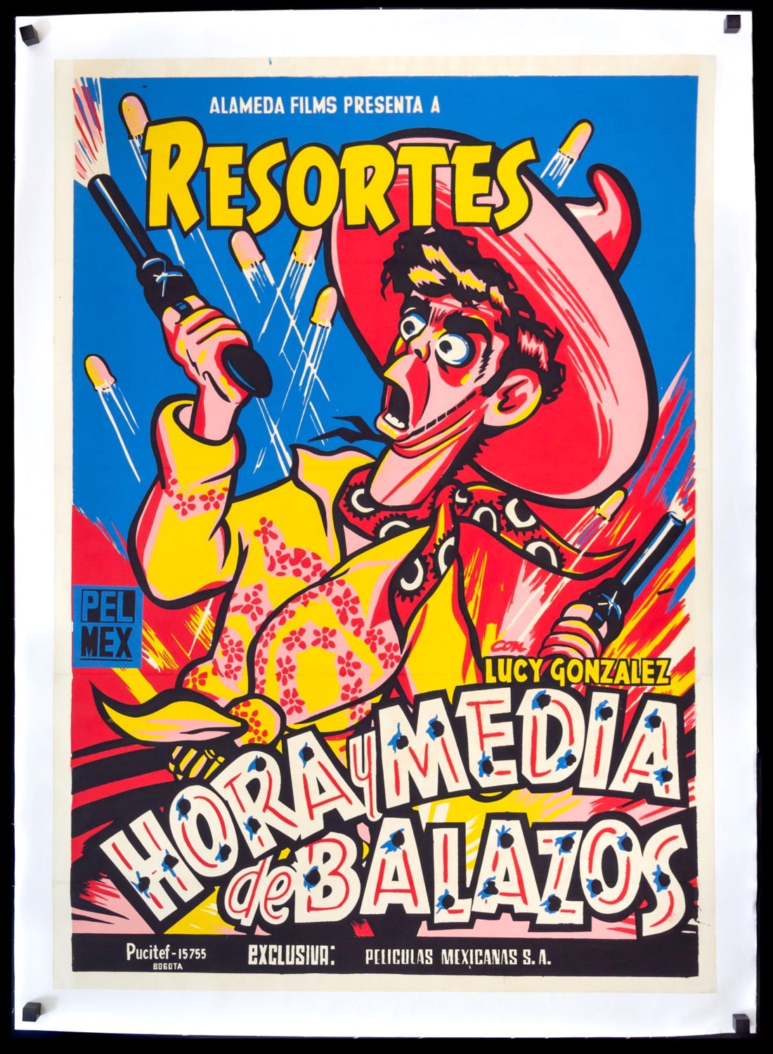 Hora y media de balazos (1957) original movie poster for sale at Original Film Art - Vintage Movie Posters