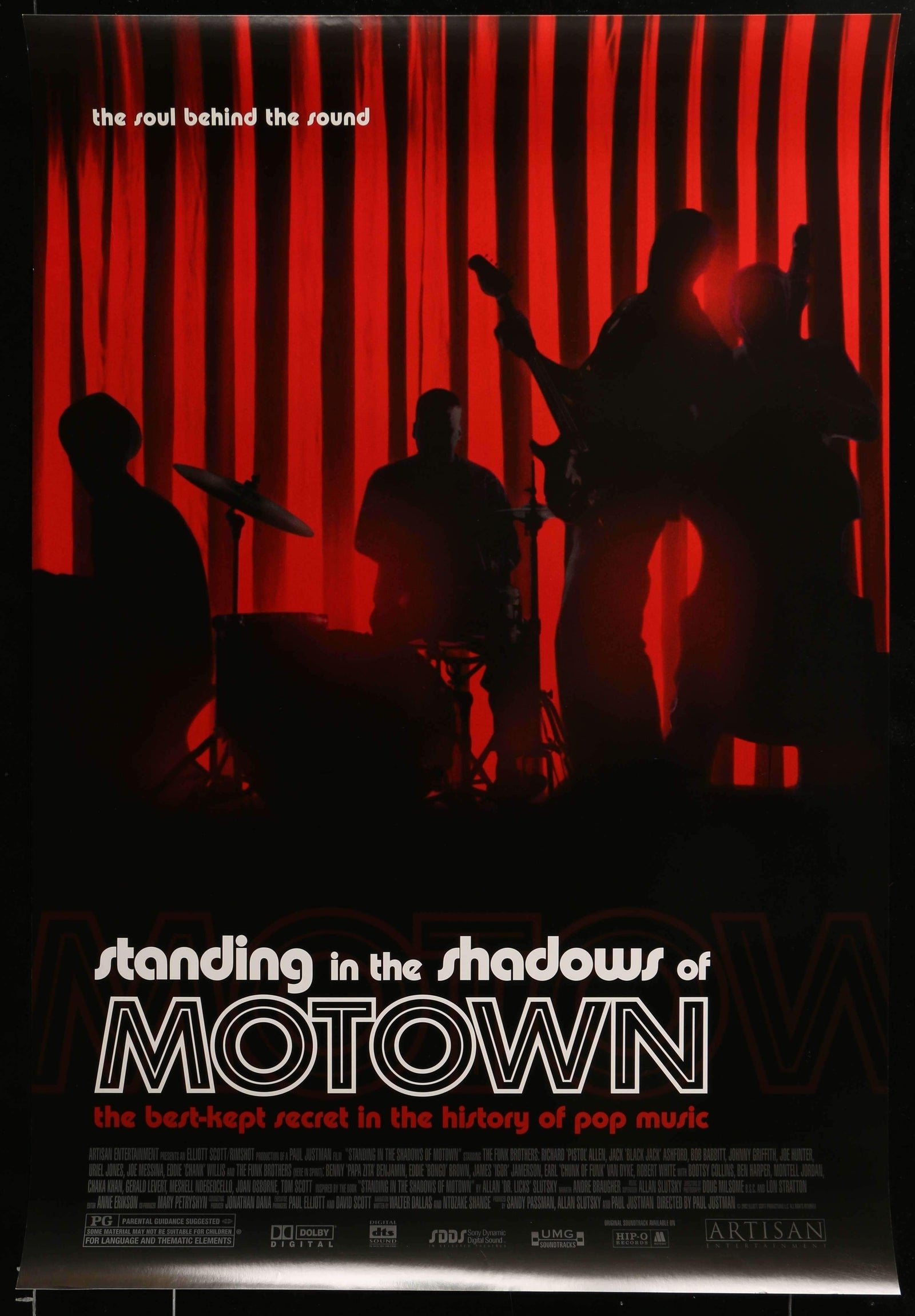 Standing in the Shadows of Motown (2002) original movie poster for sale at Original Film Art - Vintage Movie Posters
