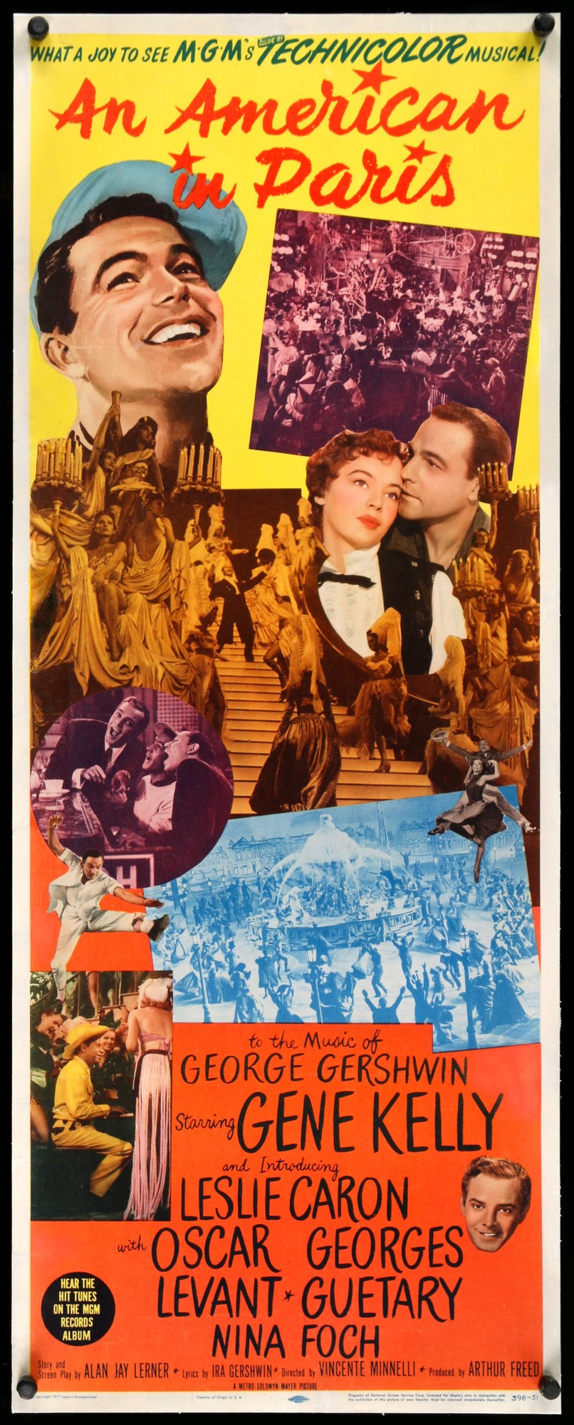 An American in Paris (1951) original movie poster for sale at Original Film Art - Vintage Movie Posters