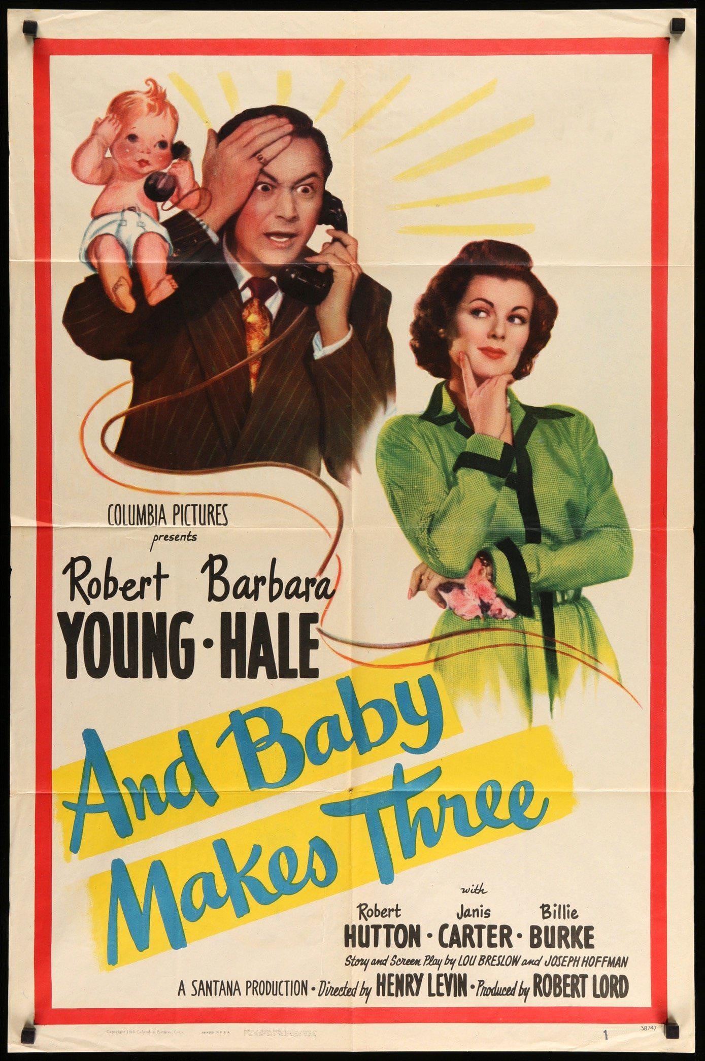 And Baby Makes Three (1949) original movie poster for sale at Original Film Art - Vintage Movie Posters
