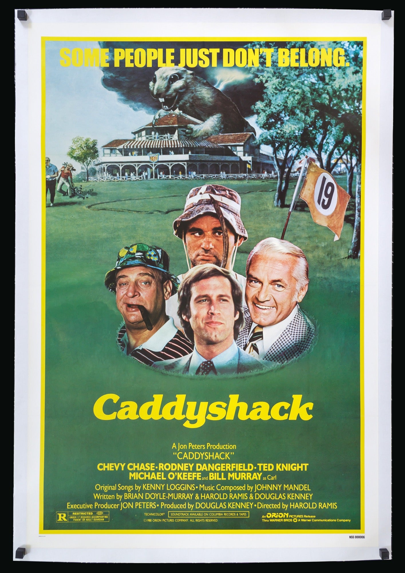 Caddyshack (1980) original movie poster for sale at Original Film Art - Vintage Movie Posters