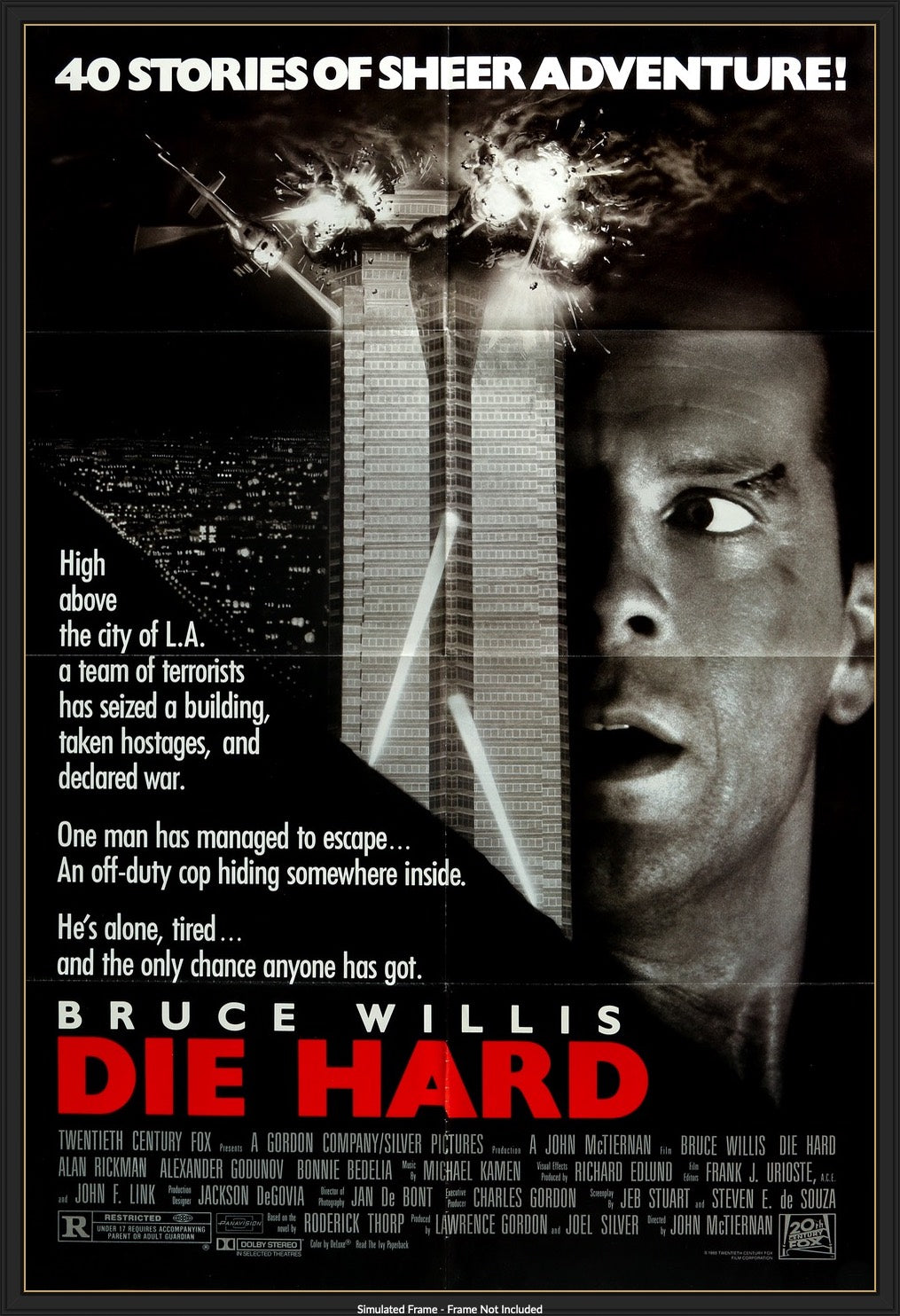 Die Hard (1988) original movie poster for sale at Original Film Art - Vintage Movie Posters