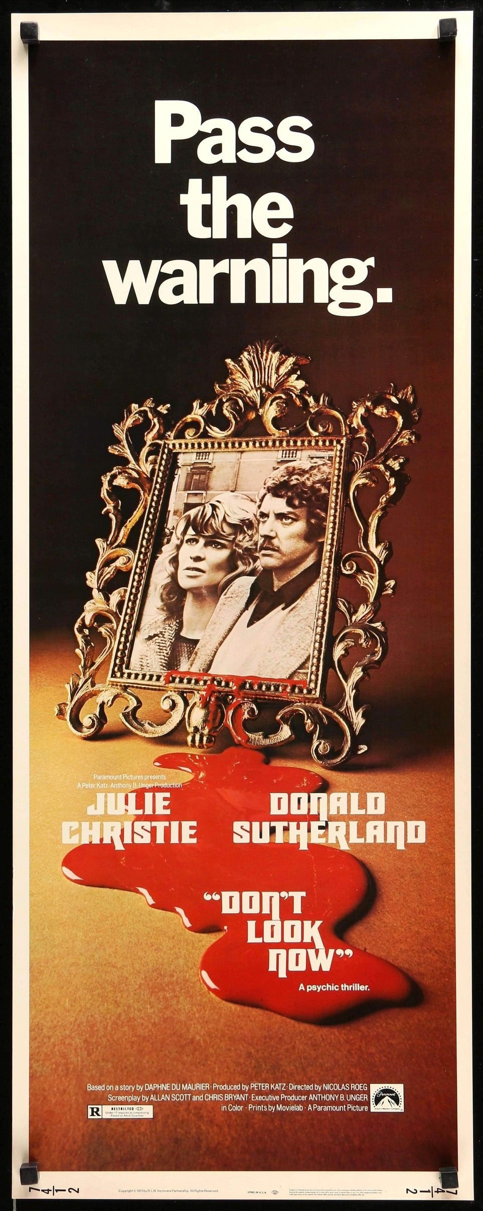 Don't Look Now (1973) original movie poster for sale at Original Film Art - Vintage Movie Posters