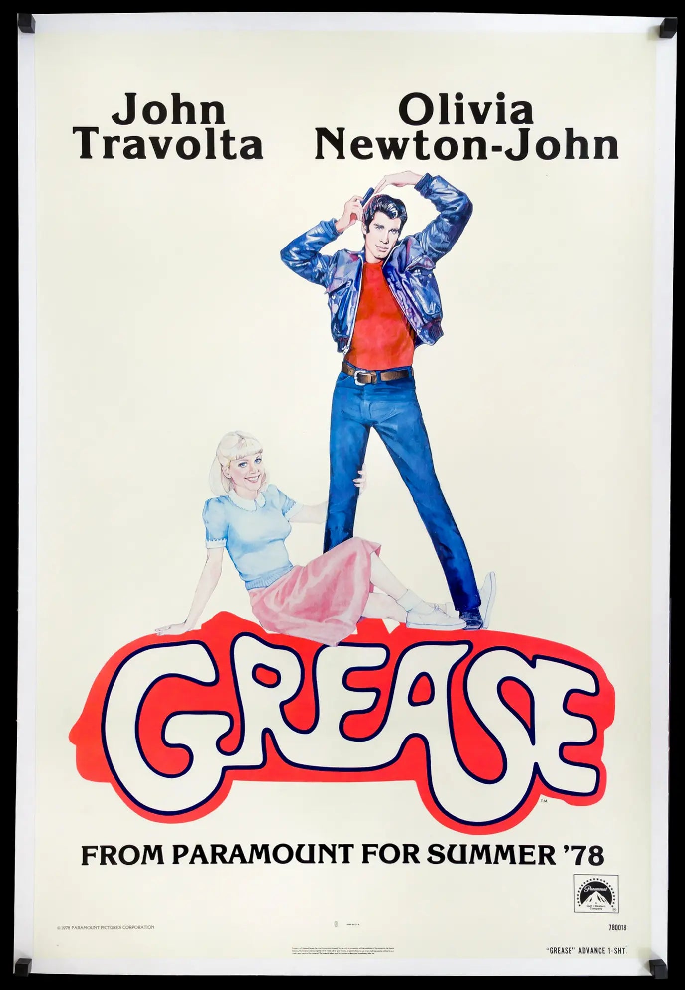 Grease (1978) original movie poster for sale at Original Film Art - Vintage Movie Posters