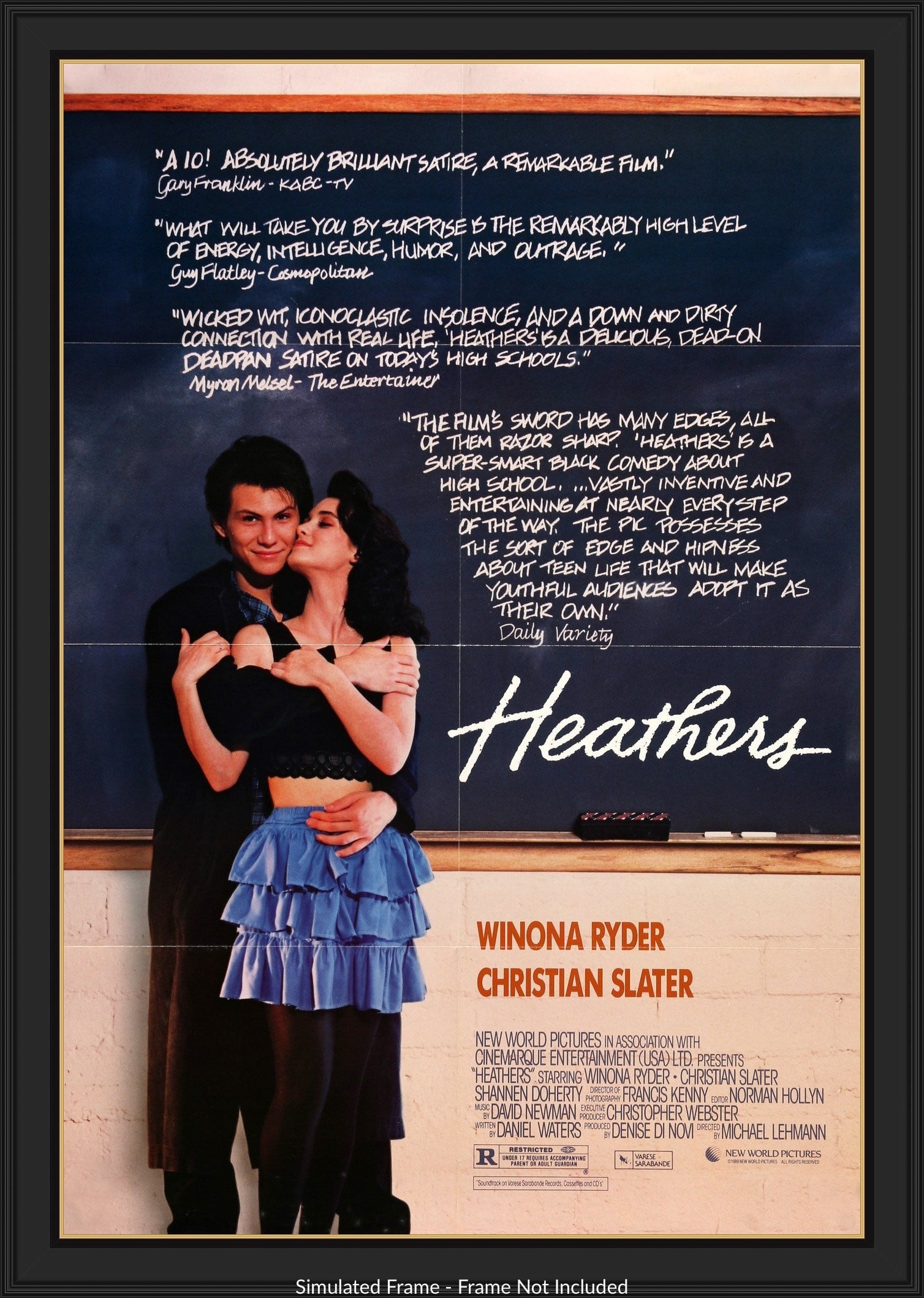 Heathers (1989) original movie poster for sale at Original Film Art - Vintage Movie Posters