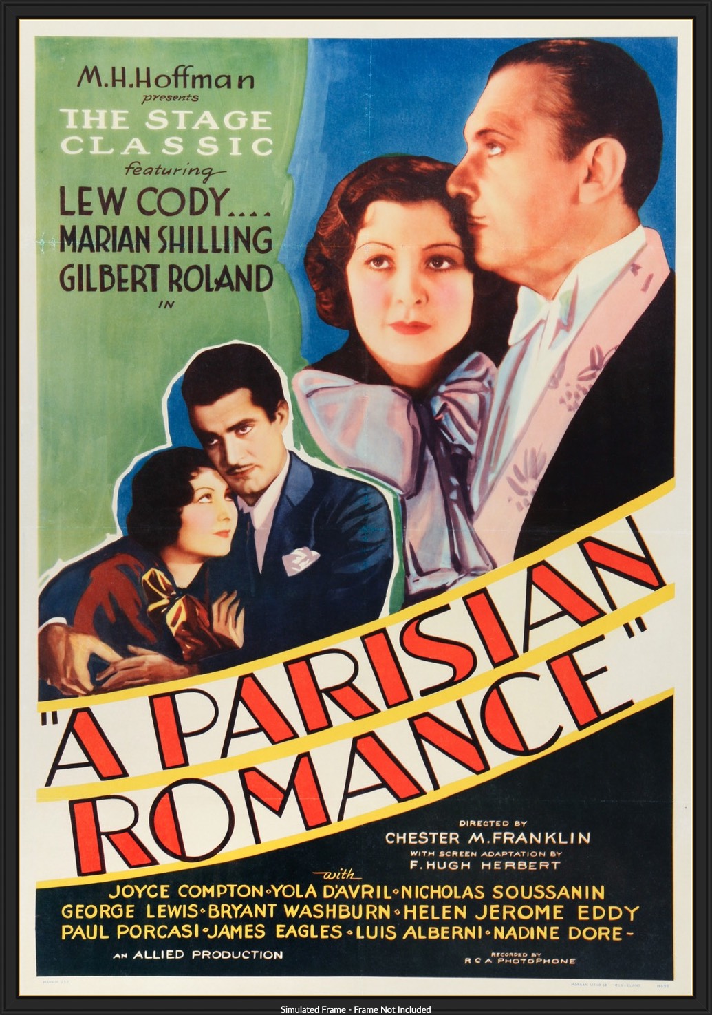 Parisian Romance (1932) original movie poster for sale at Original Film Art - Vintage Movie Posters