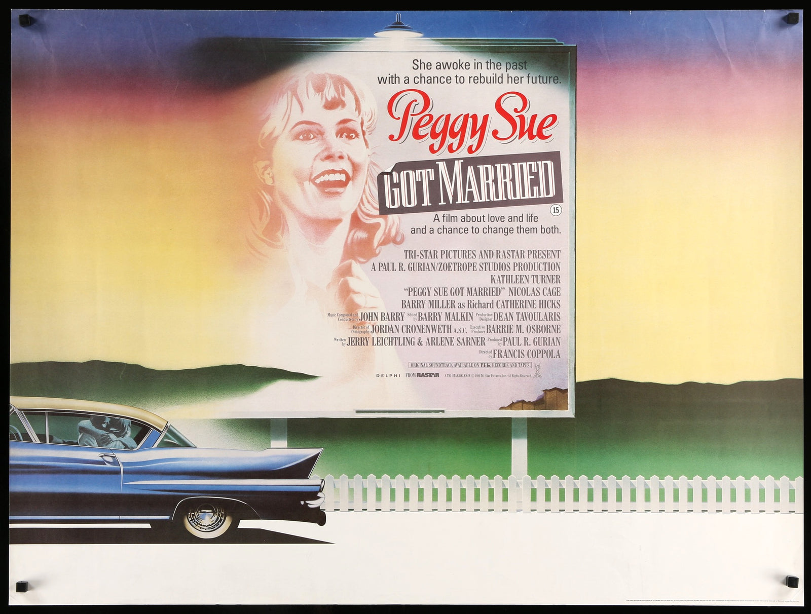 Peggy Sue Got Married (1986) original movie poster for sale at Original Film Art - Vintage Movie Posters