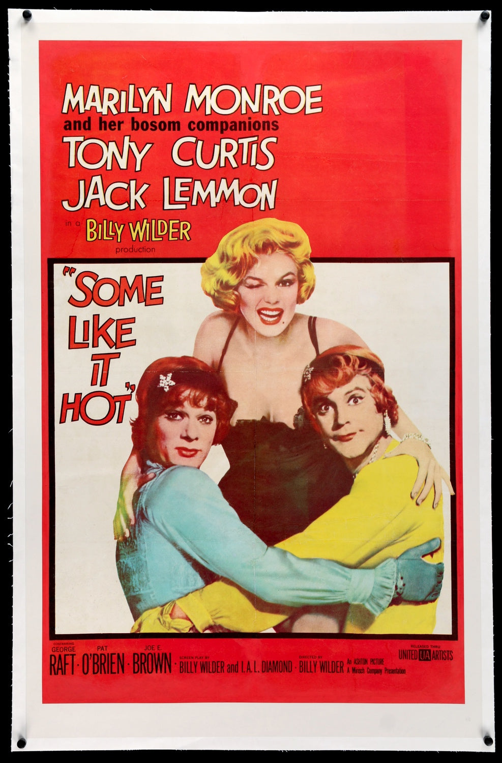 Some Like It Hot (1959) original movie poster for sale at Original Film Art - Vintage Movie Posters
