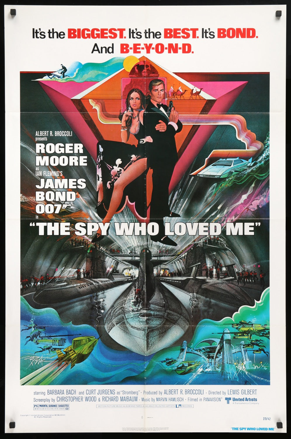 Spy Who Loved Me (1977) original movie poster for sale at Original Film Art - Vintage Movie Posters