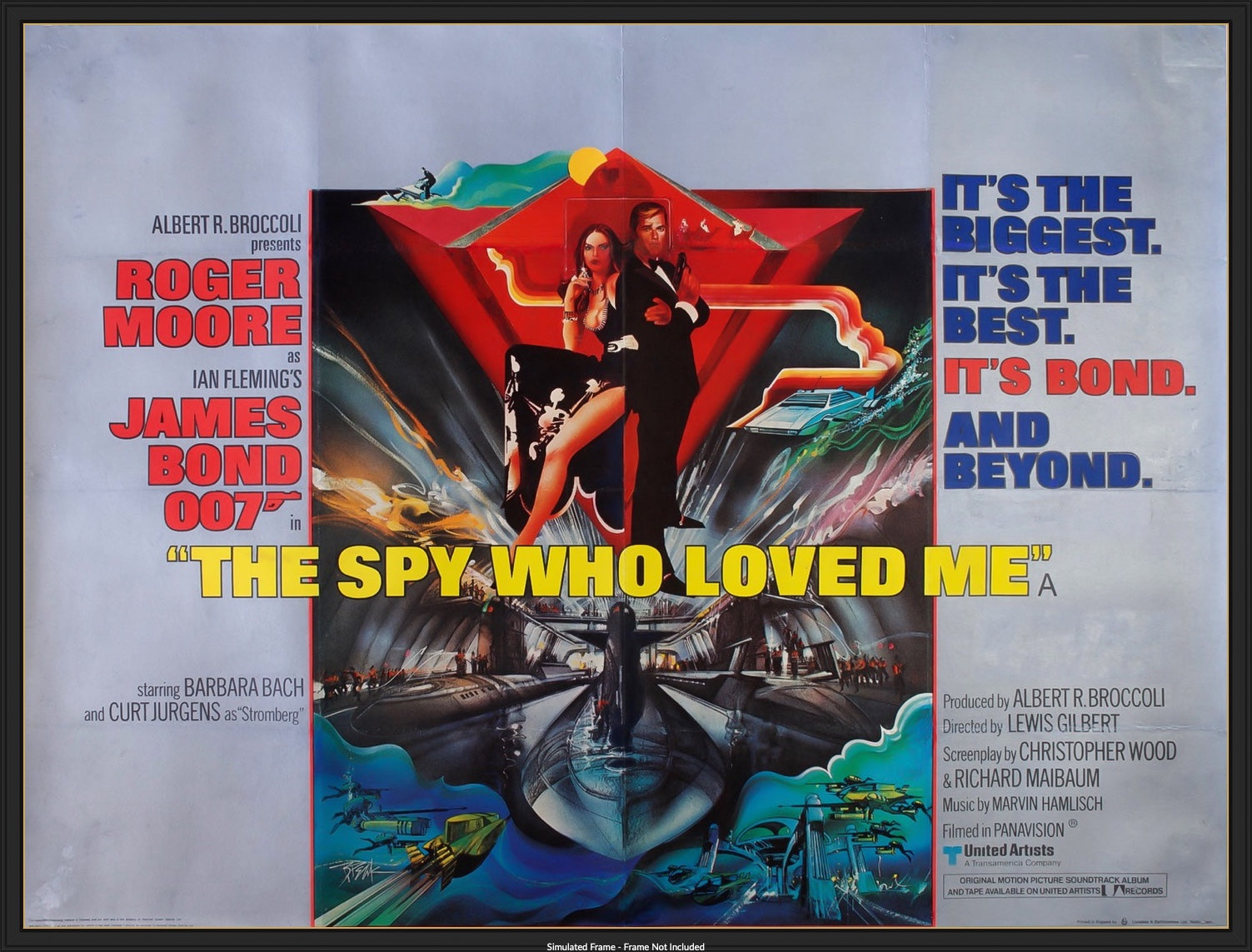 Spy Who Loved Me (1977) original movie poster for sale at Original Film Art - Vintage Movie Posters