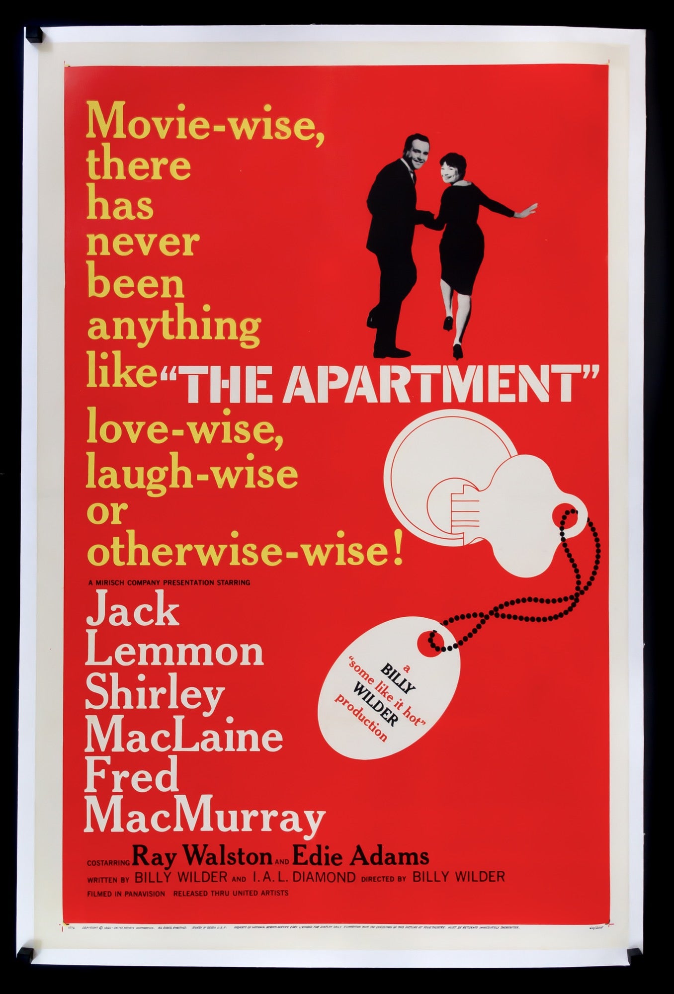 Apartment (1960) original movie poster for sale at Original Film Art - Vintage Movie Posters