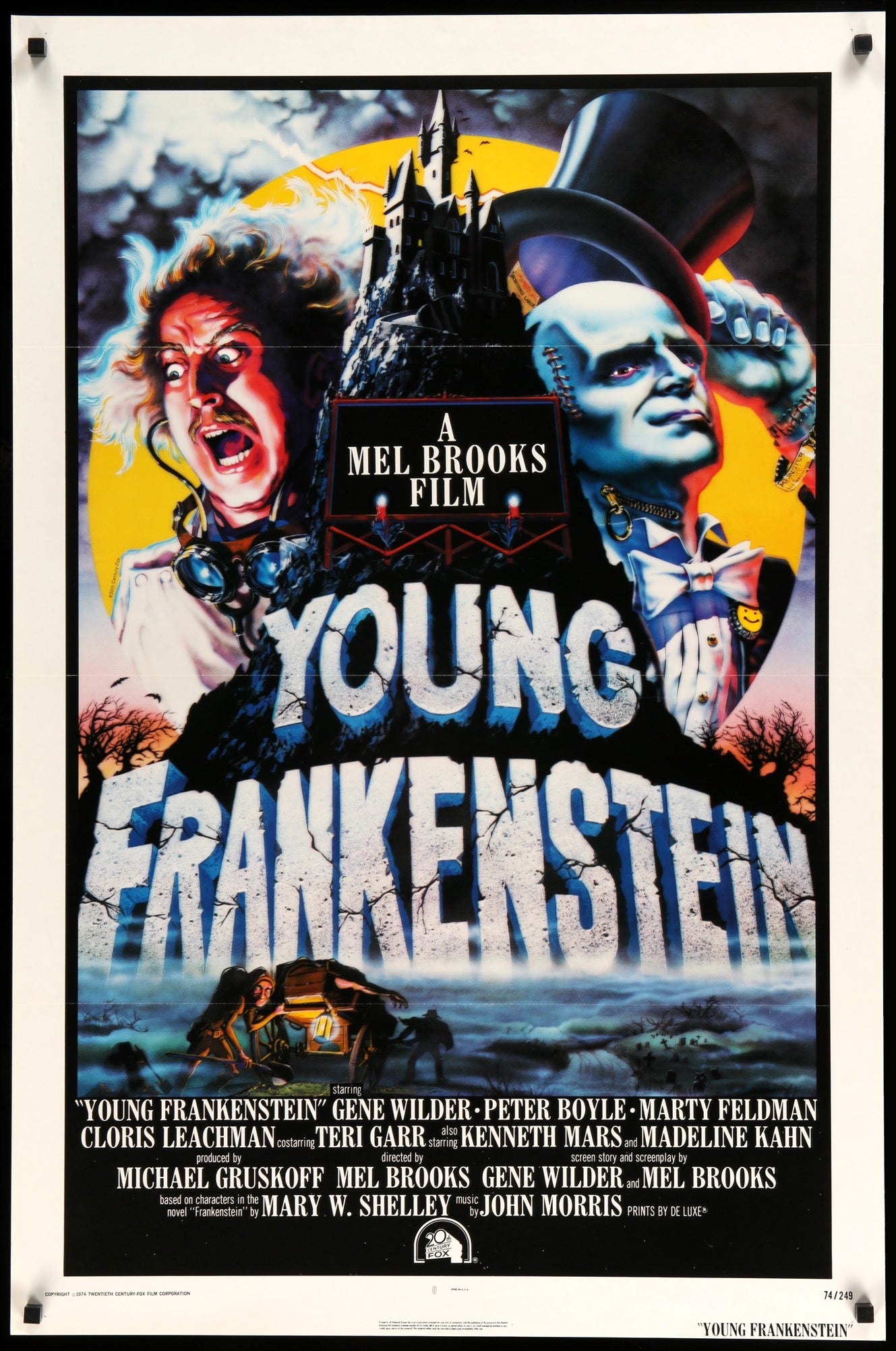 Young Frankenstein (1974) original movie poster for sale at Original Film Art - Vintage Movie Posters