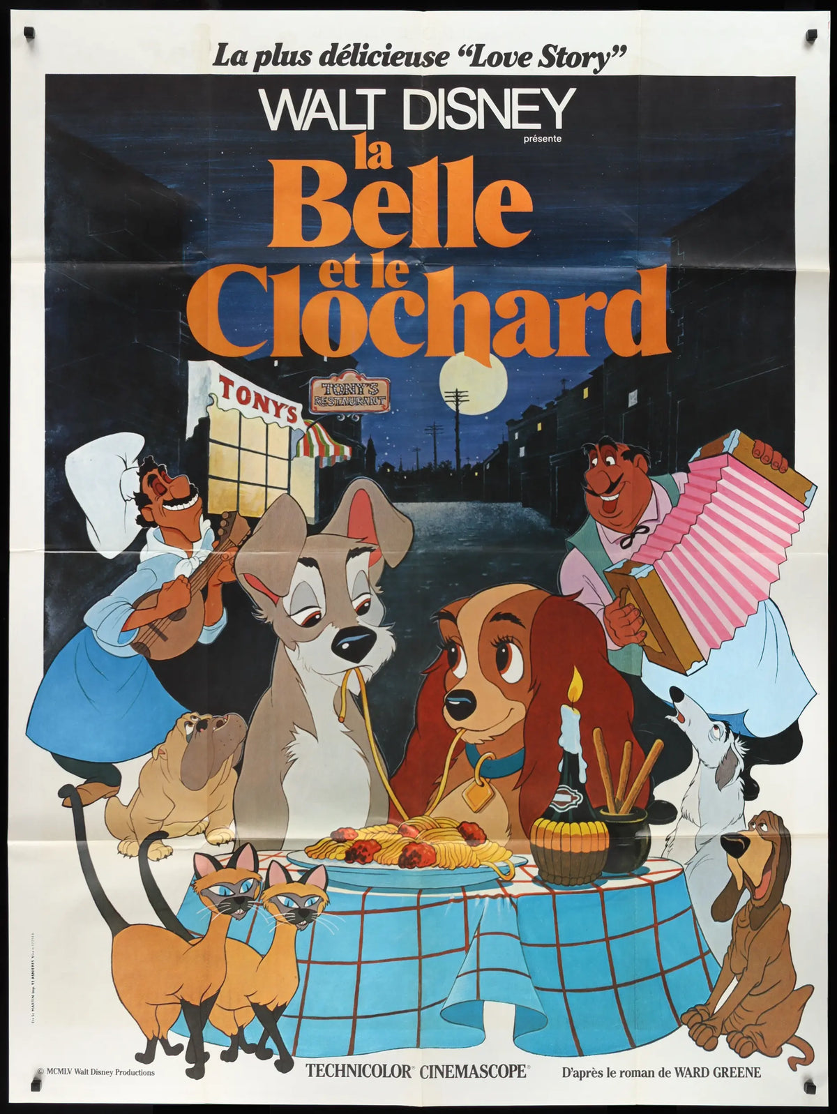 Lady and the Tramp (1955) original movie poster for sale at Original Film Art - Vintage Movie Posters