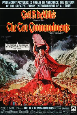 Ten Commandments (1956) original movie poster for sale at Original Film Art