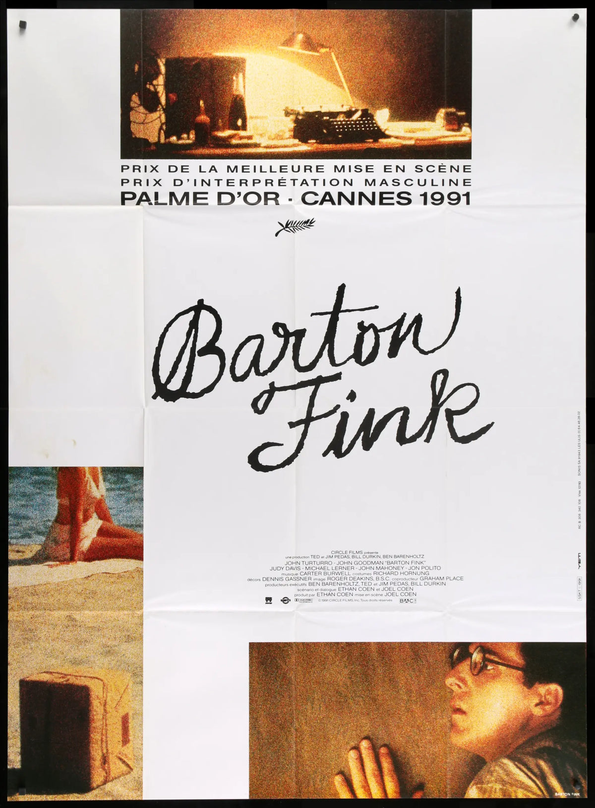 Barton Fink (1991) original movie poster for sale at Original Film Art - Vintage Movie Posters