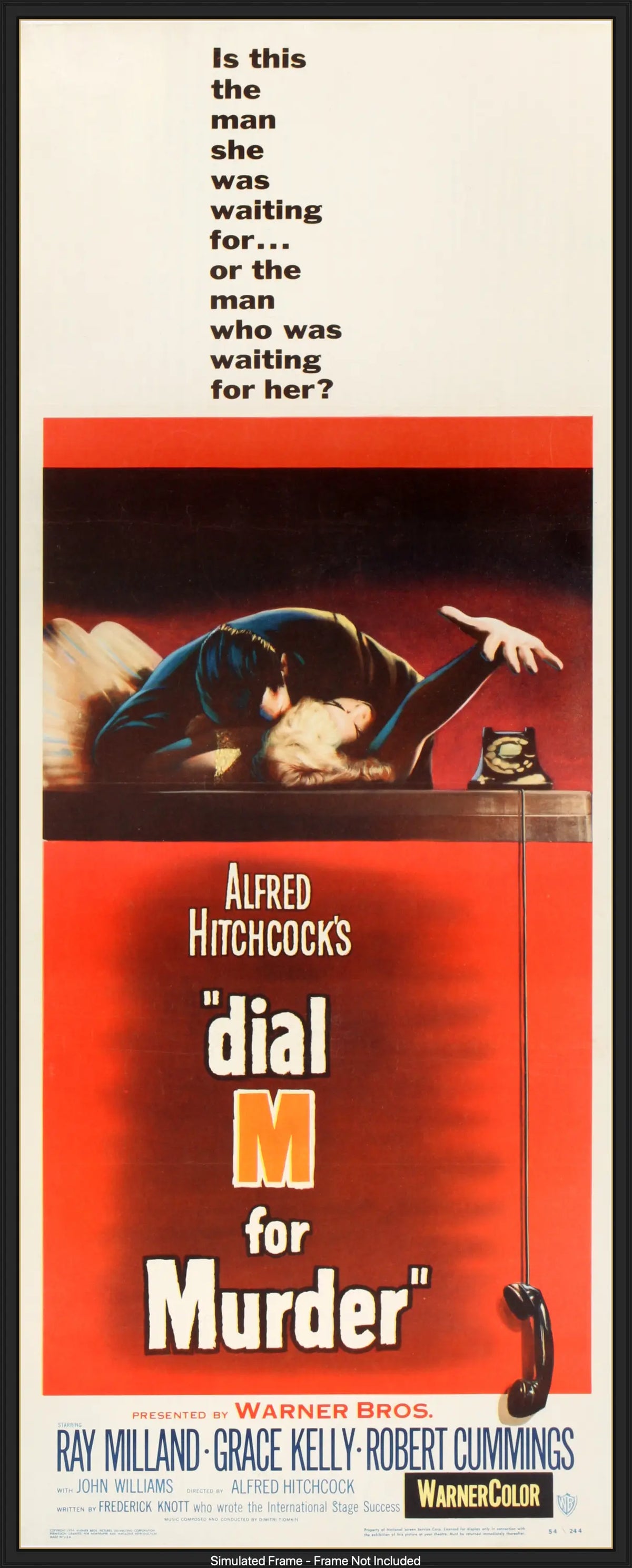 Dial M for Murder (1954) original movie poster for sale at Original Film Art - Vintage Movie Posters