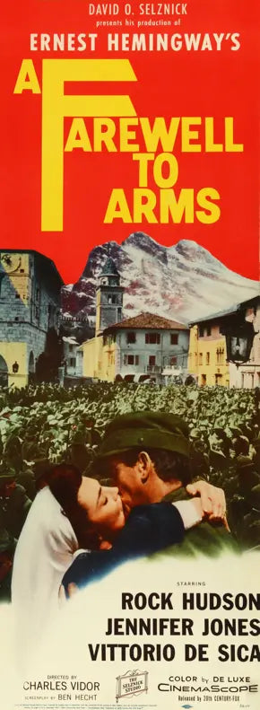 Farewell to Arms (1958) original movie poster for sale at Original Film Art - Vintage Movie Posters