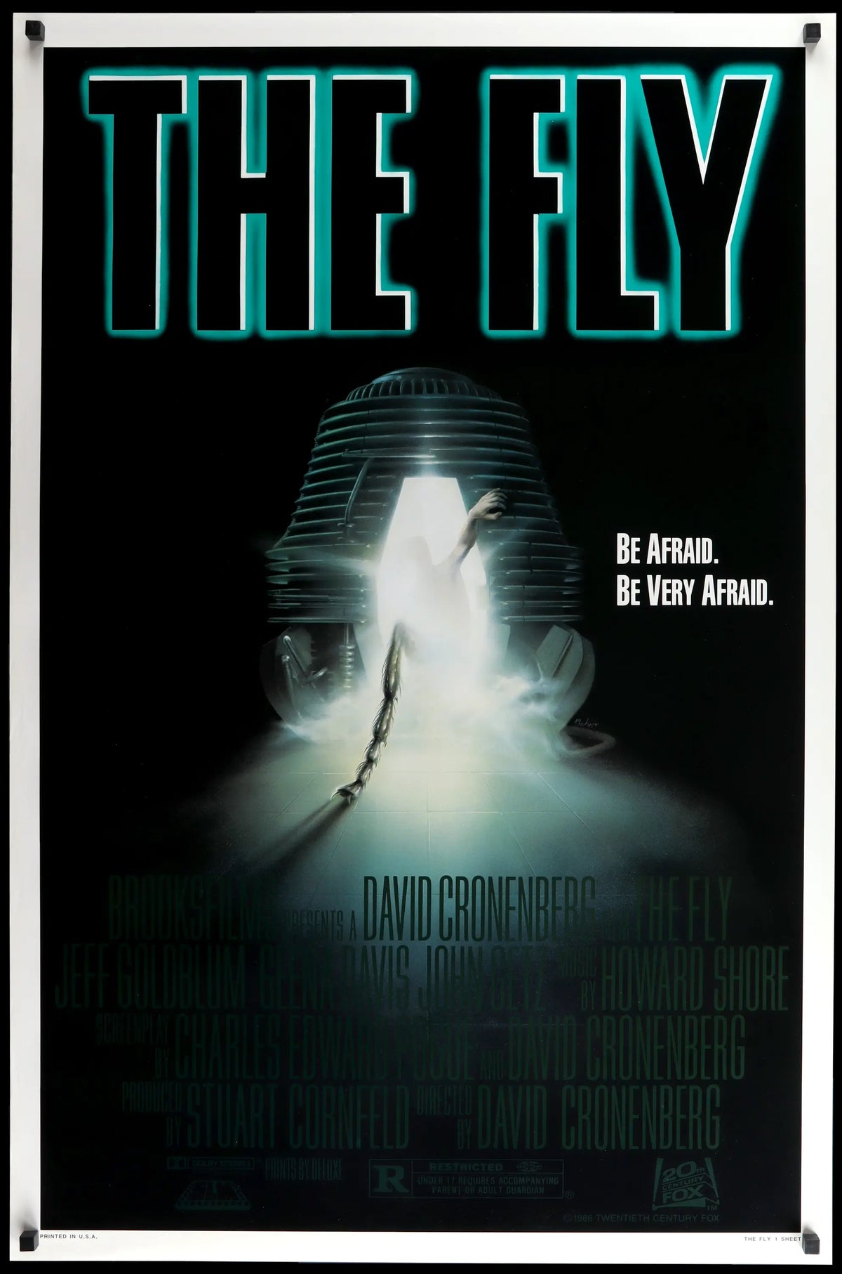 Fly (1986) original movie poster for sale at Original Film Art - Vintage Movie Posters