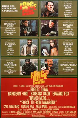Force 10 From Navarone (1978) original movie poster for sale at Original Film Art - Vintage Movie Posters