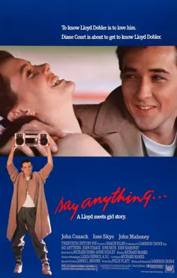 Say Anything (1989) original movie poster for sale at Original Film Art - Vintage Movie Posters