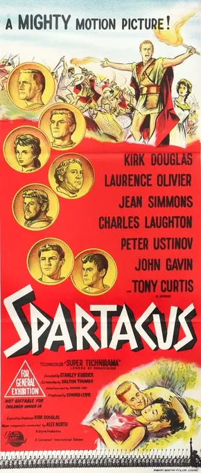 Spartacus (1960) original movie poster for sale at Original Film Art - Vintage Movie Posters