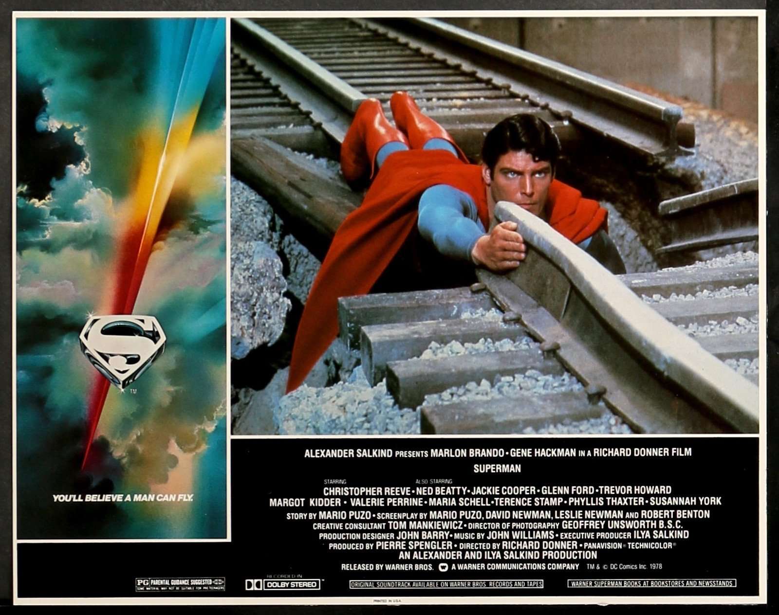 Superman: The Movie (1978) Lobby Cards - Set of 8 original movie poster for sale at Original Film Art - Vintage Movie Posters