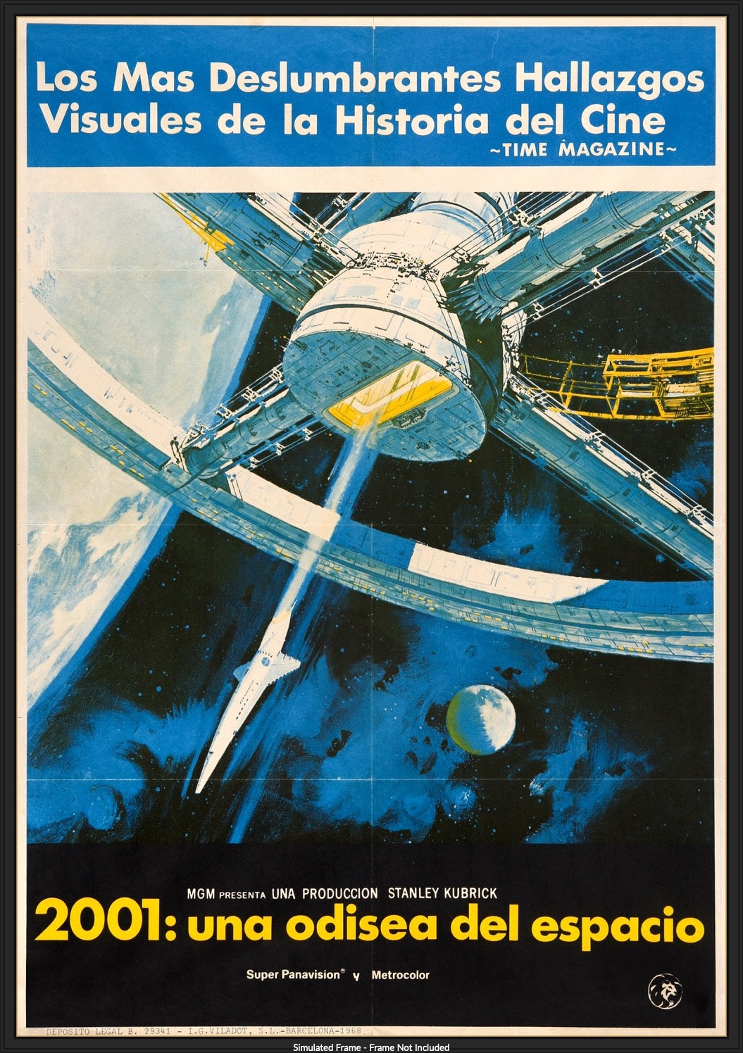 2001: A Space Odyssey (1968) original movie poster for sale at Original Film Art - Vintage Movie Posters