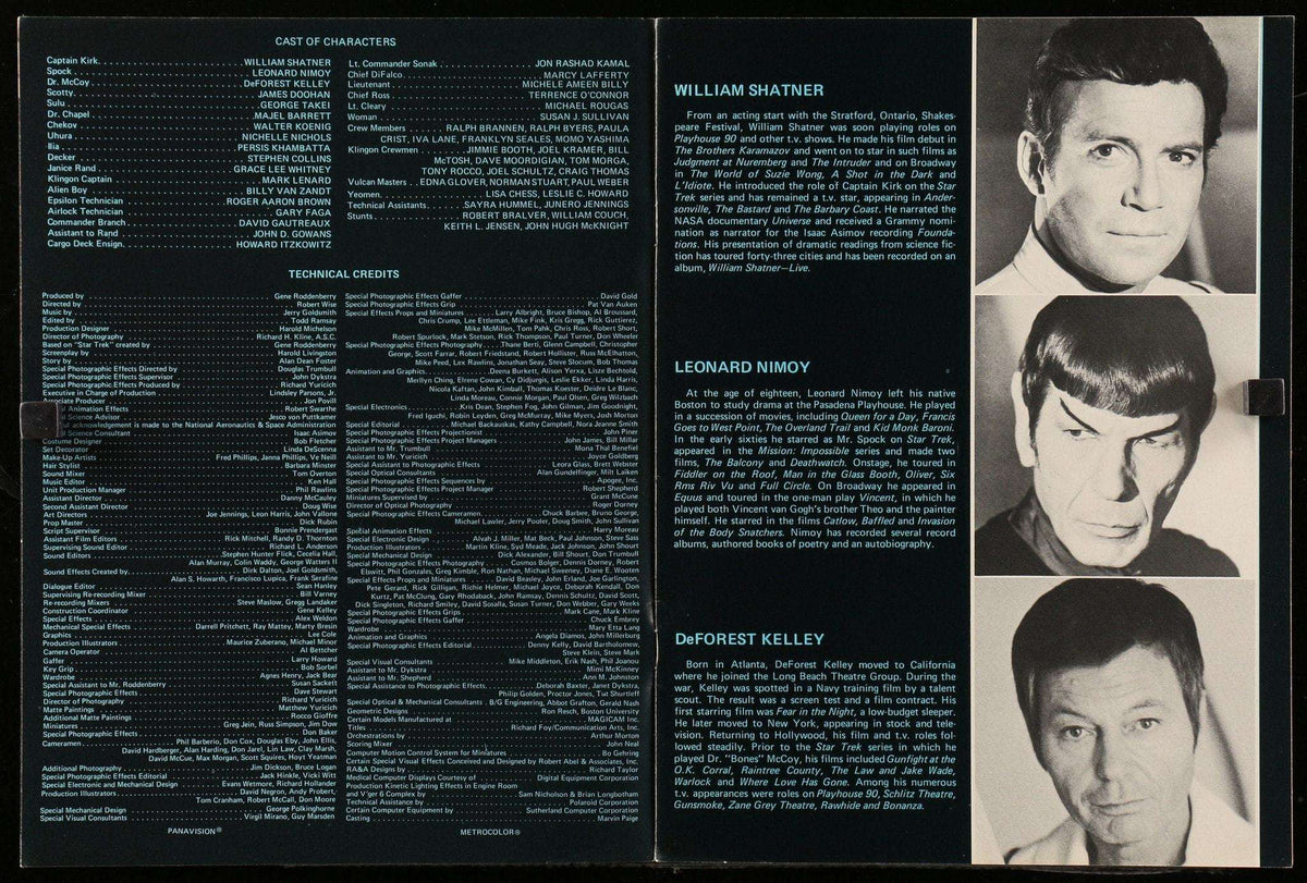 Star Trek: The Motion Picture (1979) Australian Souvenir Program original movie poster for sale at Original Film Art - Vintage Movie Posters