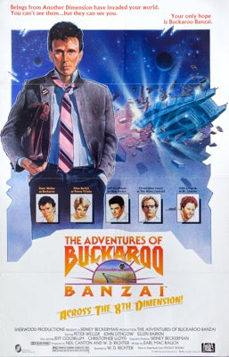 Adventures of Buckaroo Banzai (1984) original movie poster for sale at Original Film Art - Vintage Movie Posters