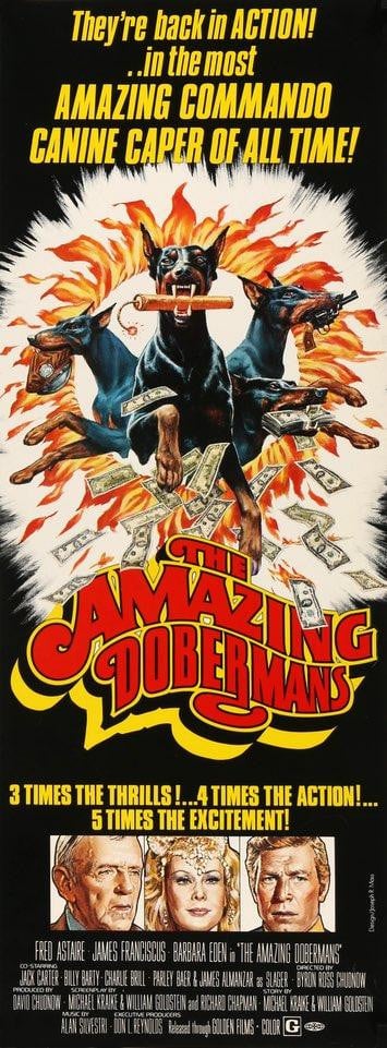 Amazing Dobermans (1976) original movie poster for sale at Original Film Art - Vintage Movie Posters
