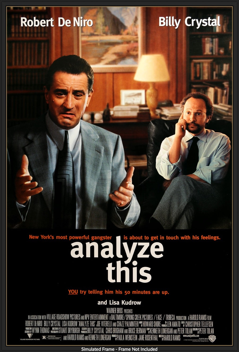 Analyze This (1999) original movie poster for sale at Original Film Art - Vintage Movie Posters
