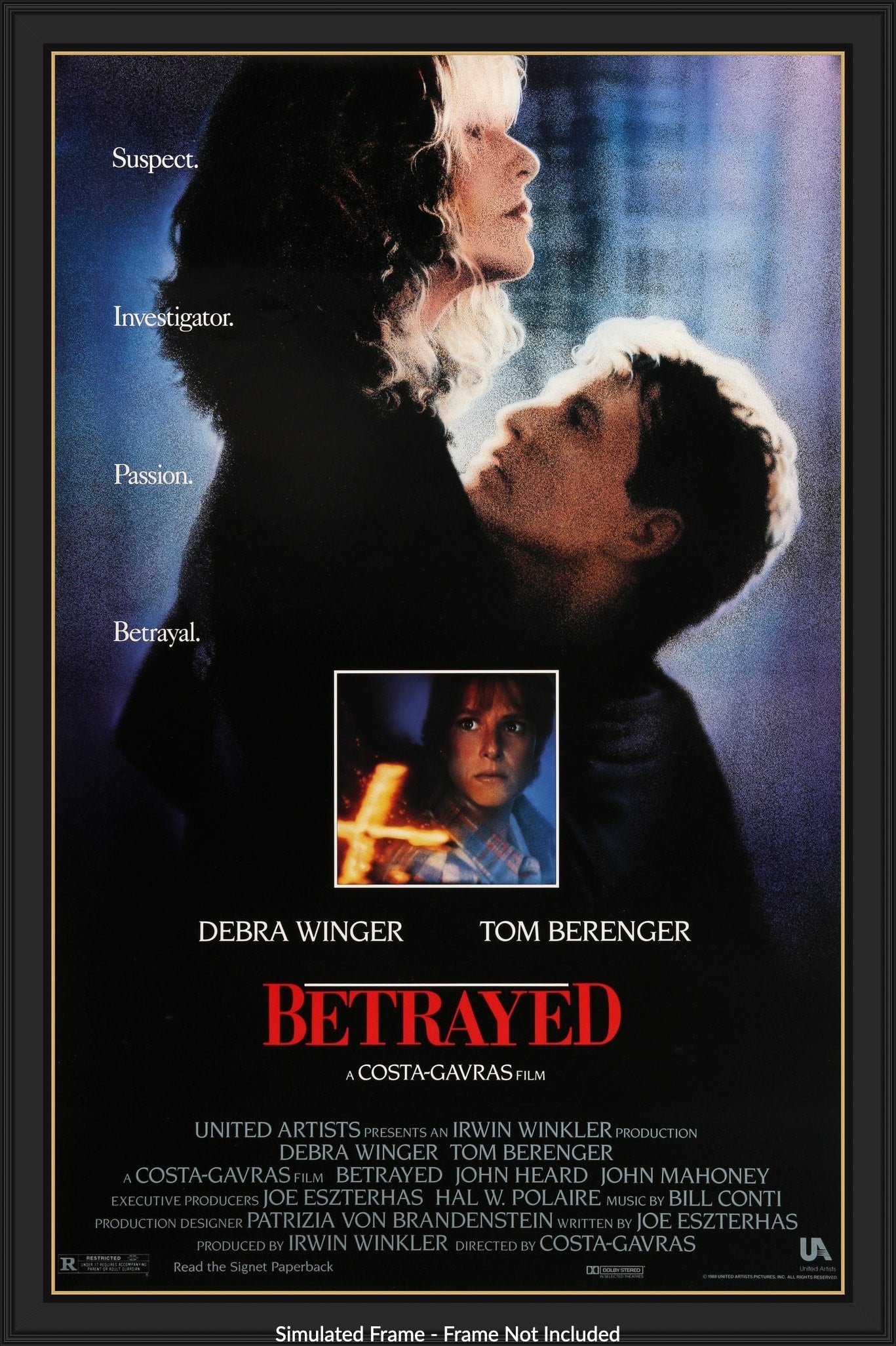 Betrayed (1988) original movie poster for sale at Original Film Art - Vintage Movie Posters