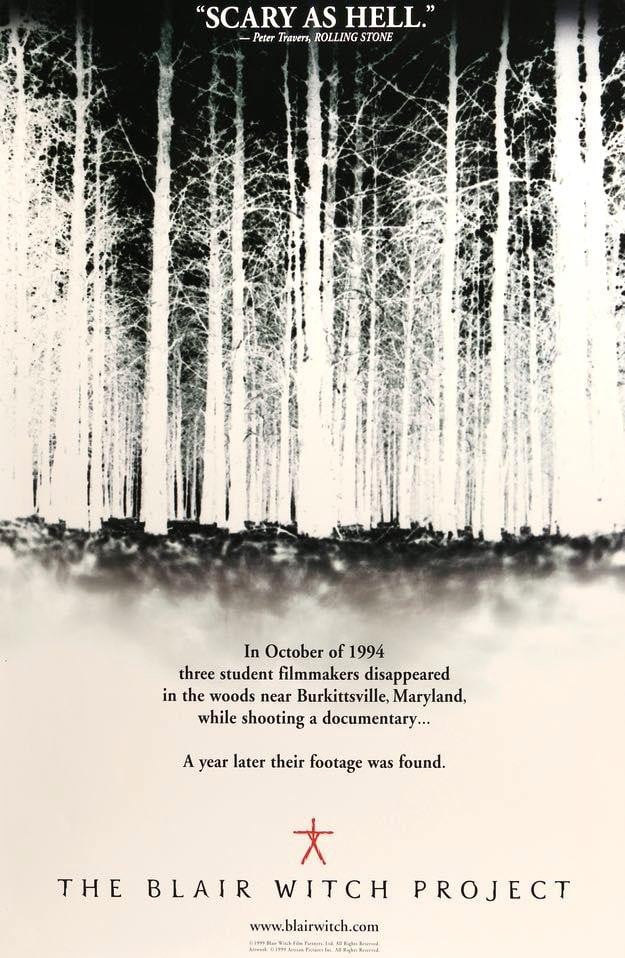 Blair Witch Project (1999) original movie poster for sale at Original Film Art - Vintage Movie Posters