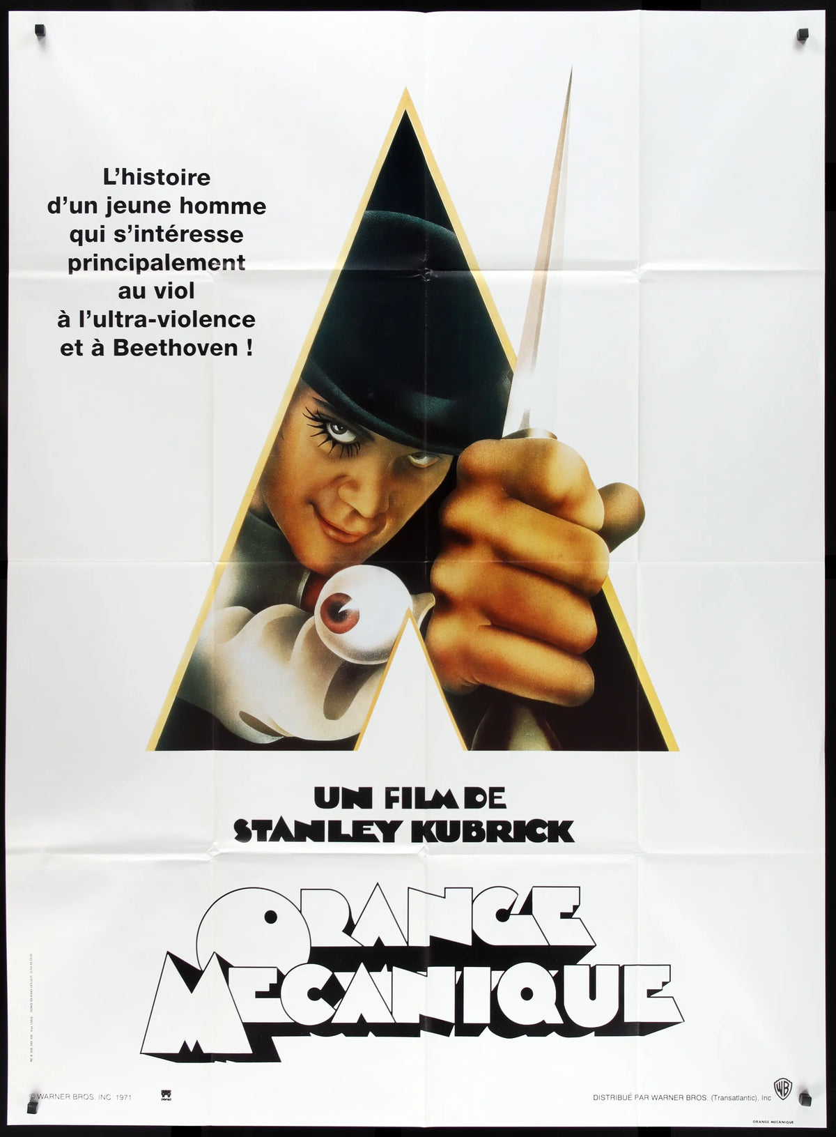Clockwork Orange (1972) original movie poster for sale at Original Film Art