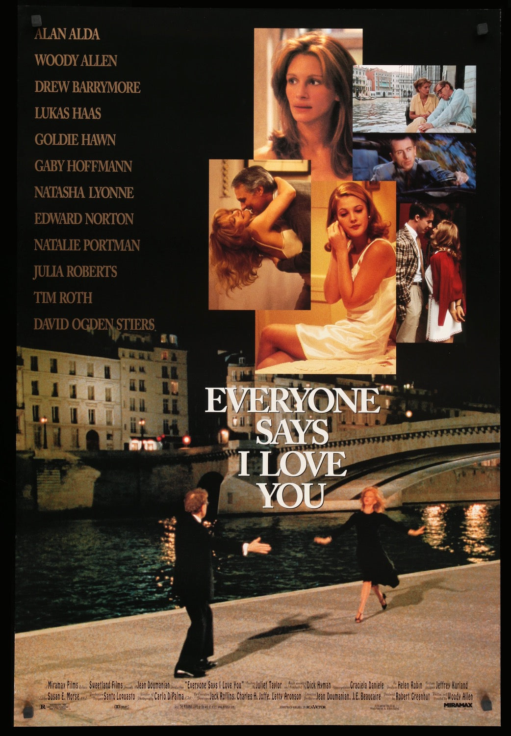 Everyone Says I Love You (1996) original movie poster for sale at Original Film Art - Vintage Movie Posters