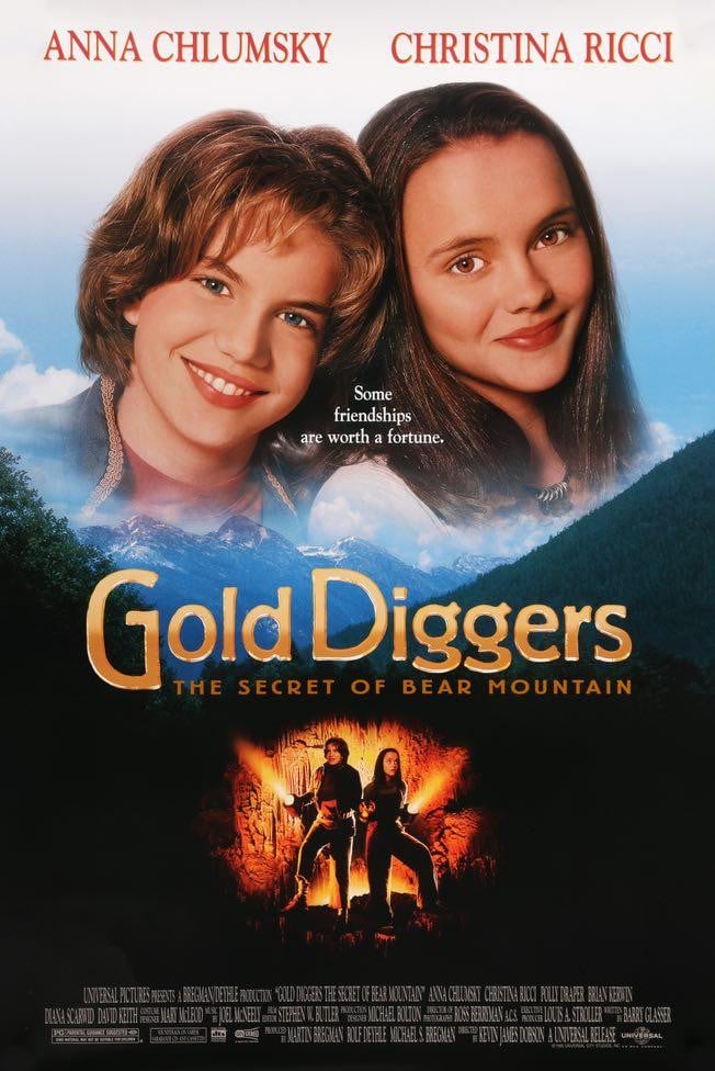 Gold Diggers: The Secret of Bear Mountain (1995) original movie poster for sale at Original Film Art - Vintage Movie Posters