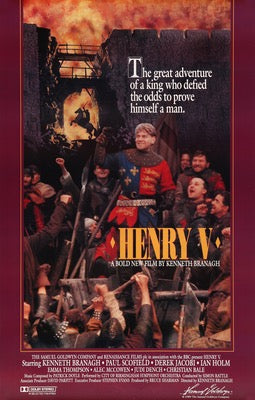 Henry V (1989) original movie poster for sale at Original Film Art - Vintage Movie Posters