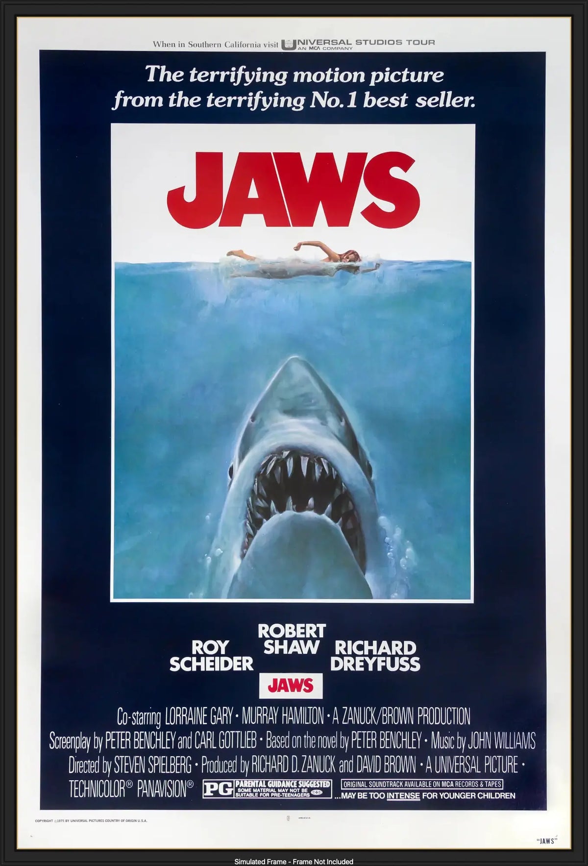 Jaws (1975) original movie poster for sale at Original Film Art - Vintage Movie Posters