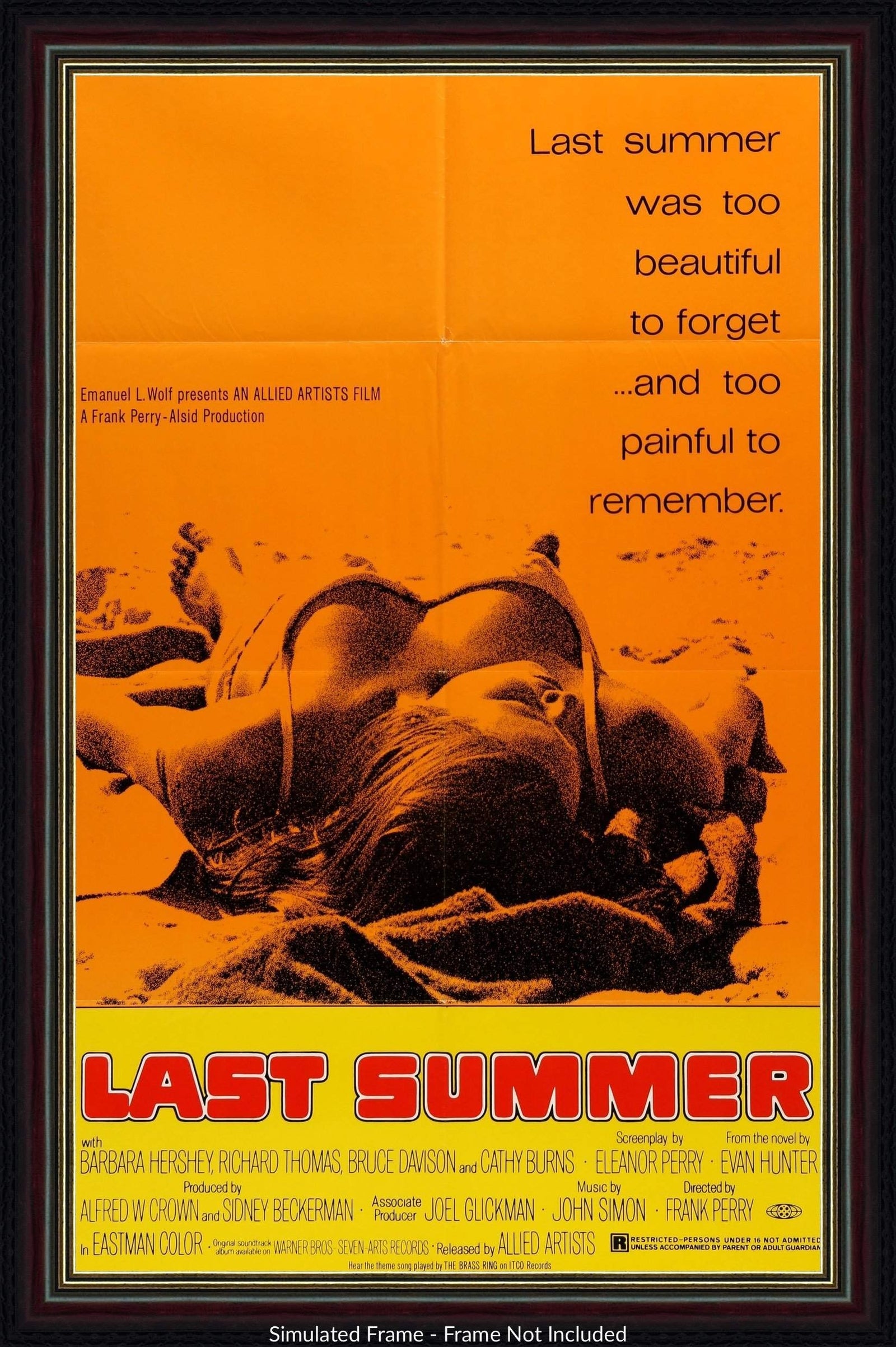 Last Summer (1969) original movie poster for sale at Original Film Art - Vintage Movie Posters