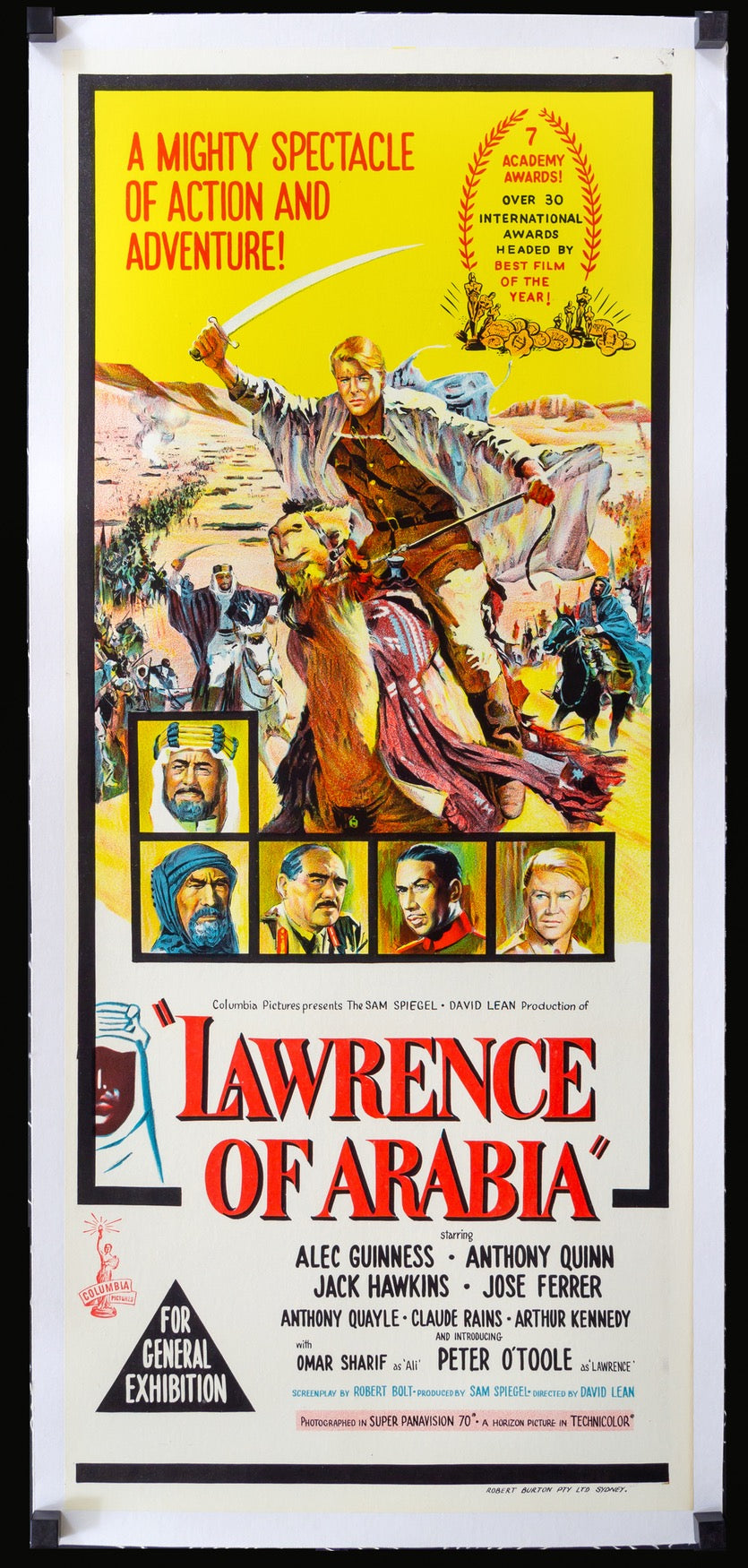 Lawrence of Arabia (1962) original movie poster for sale at Original Film Art - Vintage Movie Posters