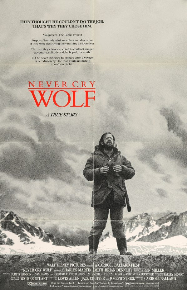 Never Cry Wolf (1983) original movie poster for sale at Original Film Art - Vintage Movie Posters