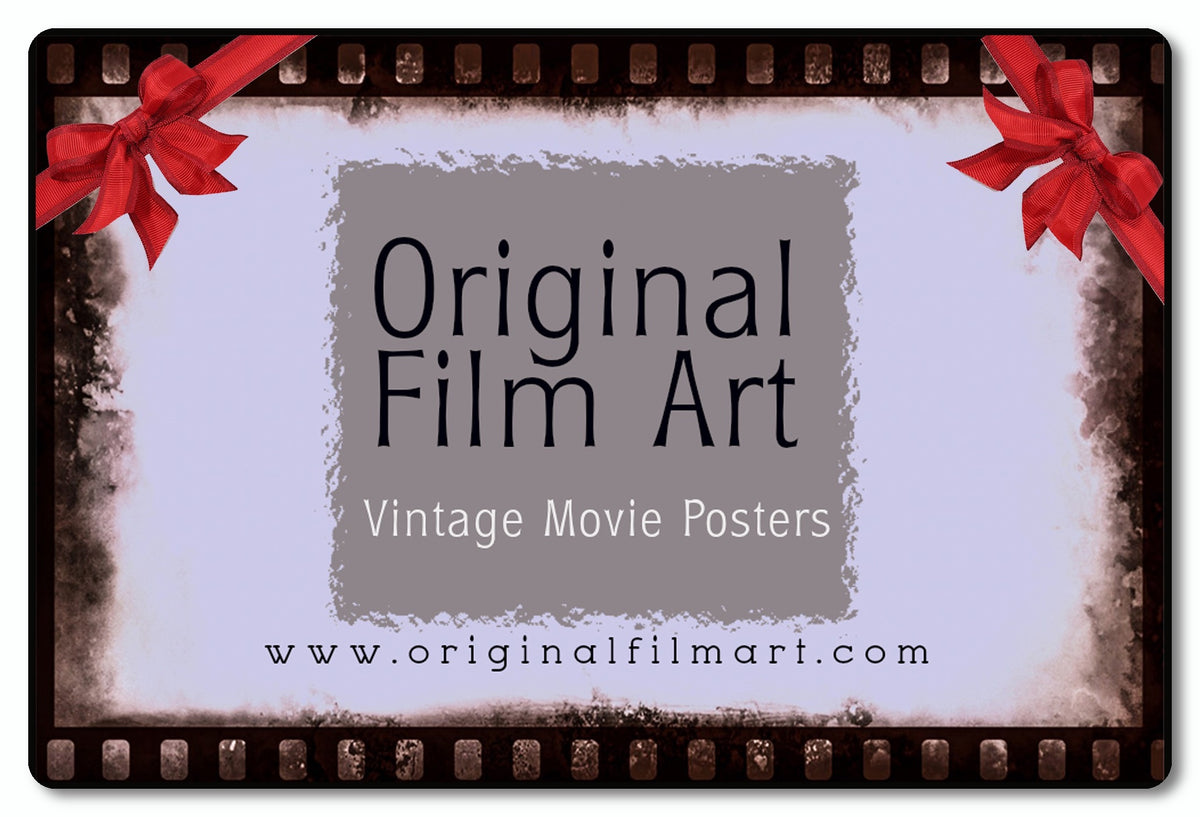 $35 Gift Card original movie poster for sale at Original Film Art - Vintage Movie Posters