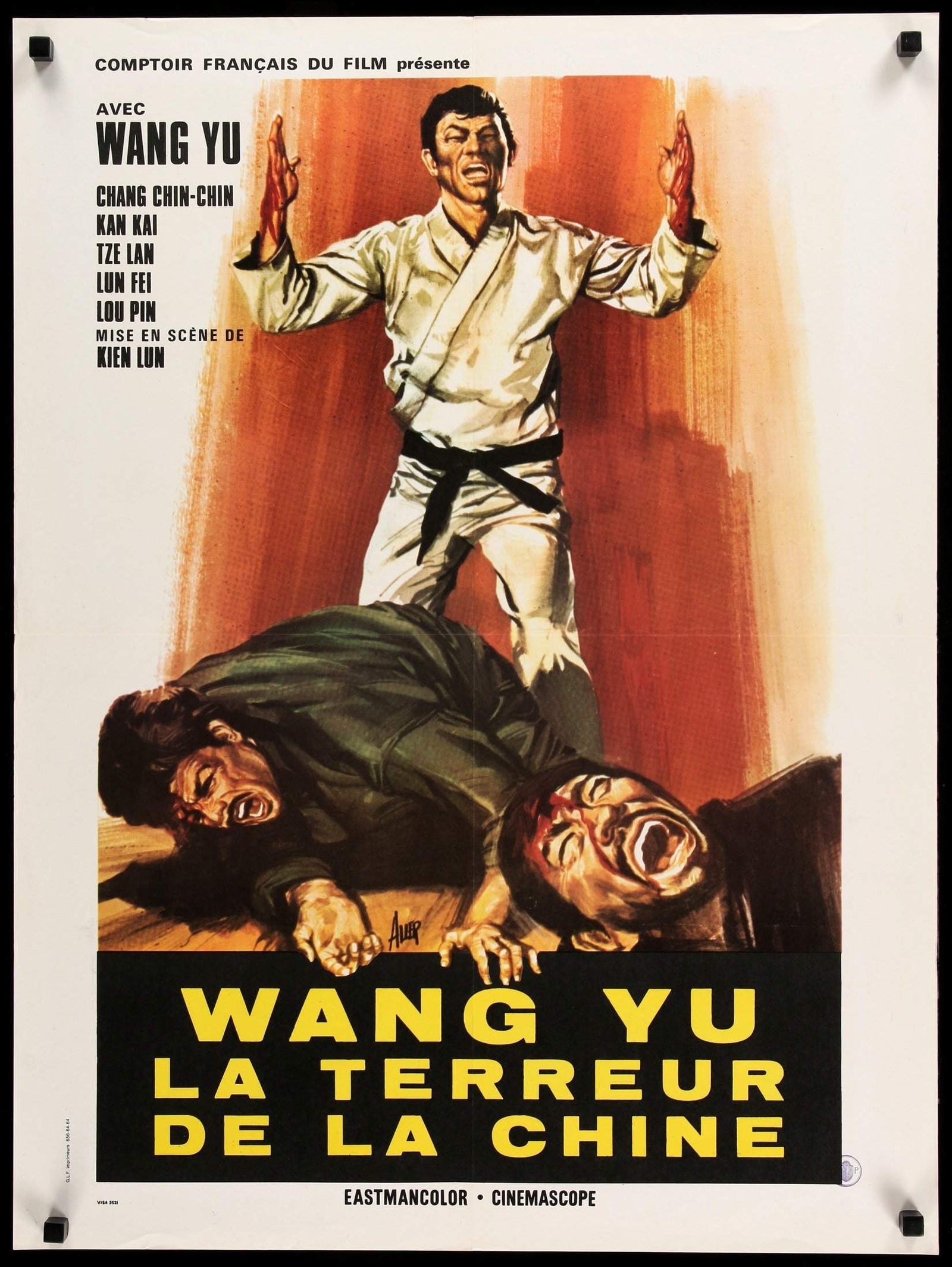 Wang Yu: Ten Fingers of Steel (1973) original movie poster for sale at Original Film Art - Vintage Movie Posters