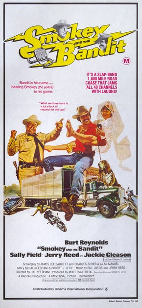 Smokey and the Bandit (1977) original movie poster for sale at Original Film Art - Vintage Movie Posters