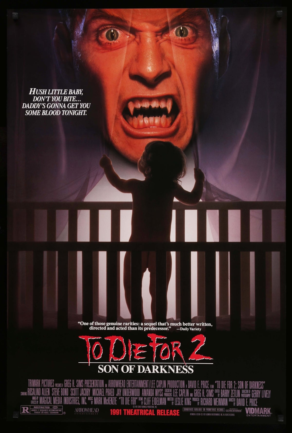 Son of Darkness: To Die For II (1991) original movie poster for sale at Original Film Art