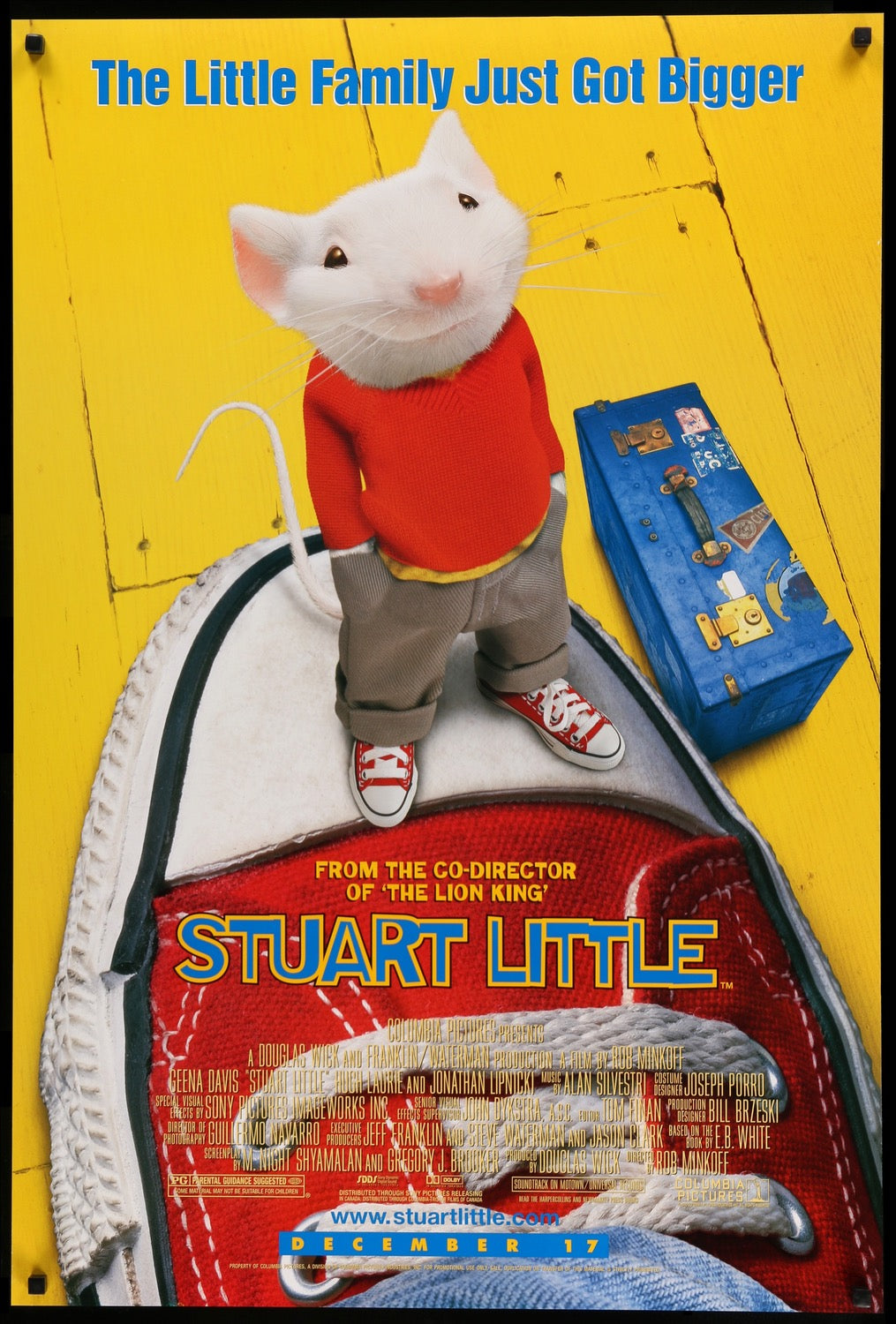 Stuart Little (1999) original movie poster for sale at Original Film Art - Vintage Movie Posters